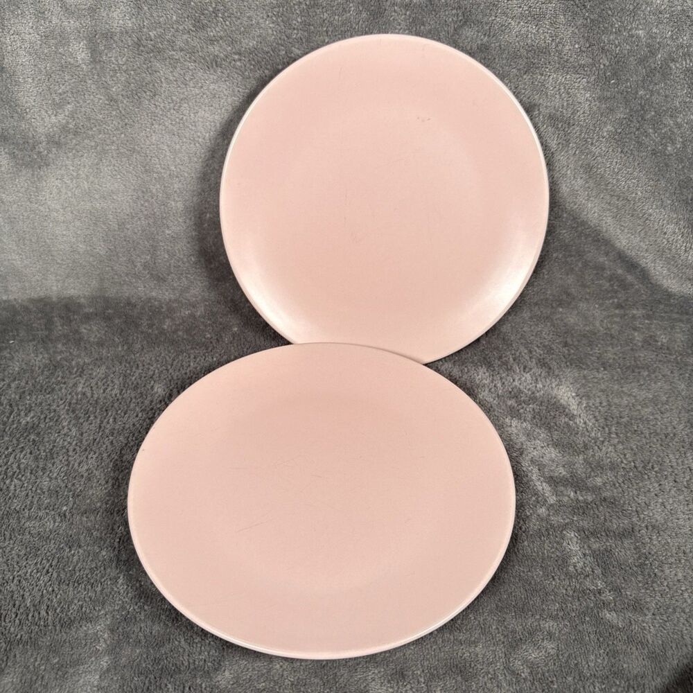 IKEA Dinera Light Pink Salad/Dessert Plates - Set of 2- 7 3/4”
